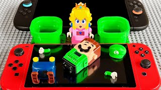 Princess Peach Enters The Nintendo Switch Luigi Needs 5 Green Mushrooms