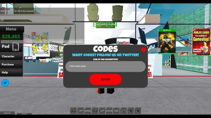 Roblox Game Store Tycoon codes for free Cash in December 2023 - Charlie  INTEL