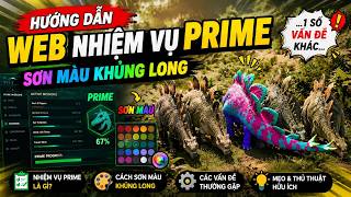 🔥HƯỚNG DẪN WEB NHIỆM VỤ PRIME + SƠN MÀU KHỦNG LONG 🎨 | The Isle | Giải Đáp Thắc Mắc | Đần Đần 🦖 screenshot 1
