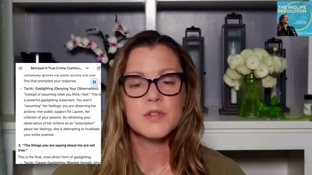 Предательство в криминальном сообществе: Меган Коннер