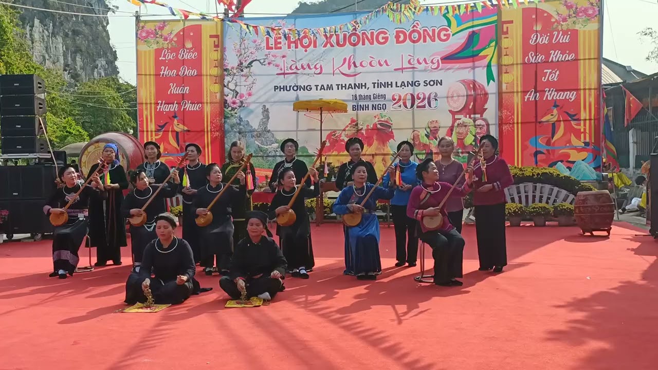 Hát then ngày hội xuống đồng làng khòn lèng p tam thanh 