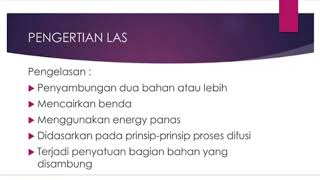 PDTM, Teori Dasar Pengelasan