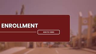 STUDENT PORTAL: ENROLLMENT
