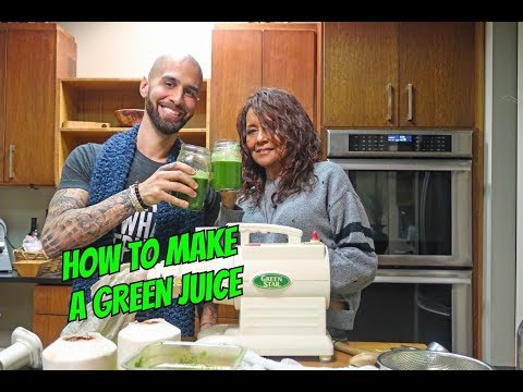 HOW TO MAKE A GREEN JUICE