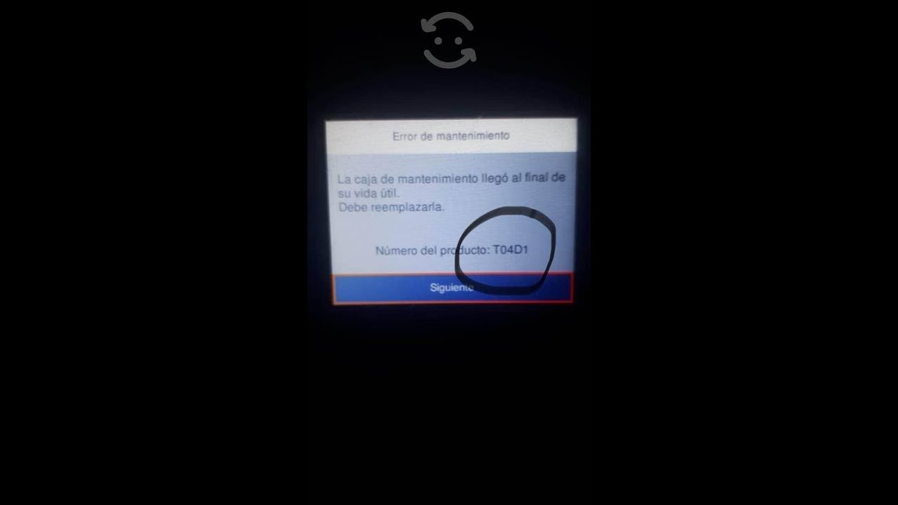Error caja de mantenimiento epson L6191 L6171 WF2860 L4150 L4160 - YouTube