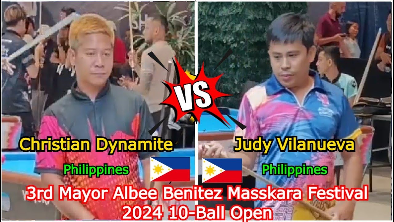 Christian Dynamite VS Judy Vilanueva | 3rd Mayor Albee Benitez Masskara Festival 2024 10-Ball Open