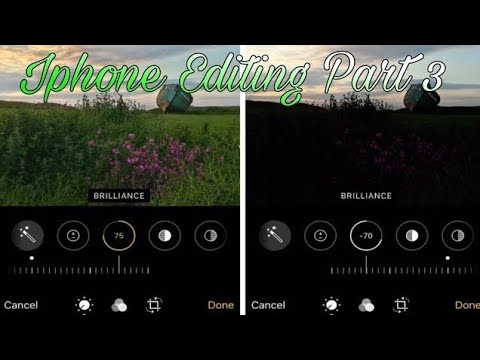 Iphone Easyedit Easy Photo Editing On Iphone Part 3 - YouTube