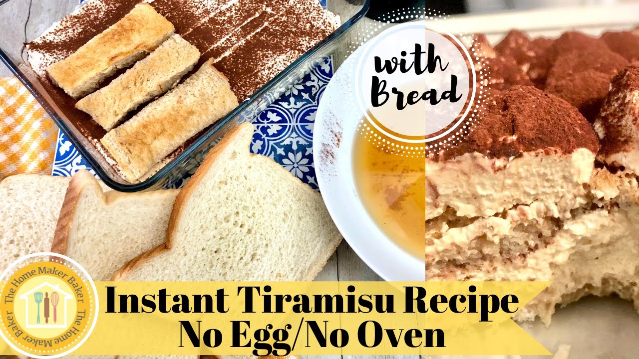 Instant Tiramisu Recipe Without Eggs The Home Maker Baker