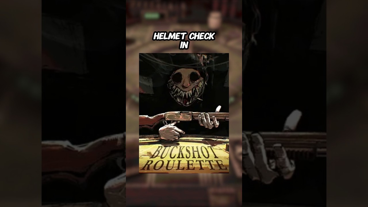 Helmet check! #gaming #funnymoments #buckshotroulette #spooky #scary