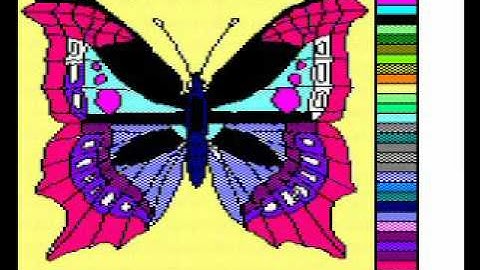 REVIEW OF ELECTRONIC COLOURING BOOK (BBC/ELECTRON,  ADDISON-WESLEY, 1984)