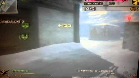 modern warfare 2 nuke on sub base!! i didnt boost!