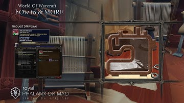 Legion Imbued Silkweave Tailoring Gear Questgivers and Vendors