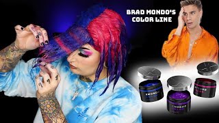 TRYING XMONDO COLOR | SPLIT DYE PURPLE, PINK, AND BLUE