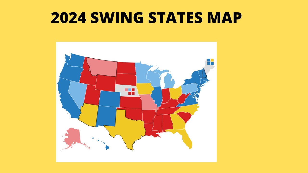 2024 Swing States Map World Map