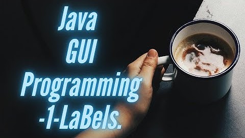 GUI java Graphical User Interface Programming || Coding4-all