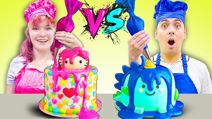 BOYS VS GIRLS COOKING CHALLENGE | FUNNY PINK VS BLUE BAKING IN 24 HOURS BY SWEEDEE