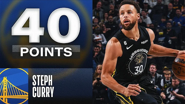 Steph Curry Makes History In 40-PT Performance  | November 11, 2022