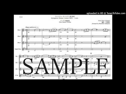シューベルト「アルペジョーネソナタ〜第1楽章」オーボエ四重奏版 - フランツ・シューベルト