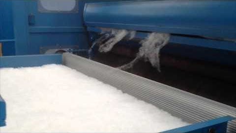 Wadding roll pillow stuffing line