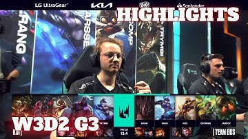 KOI vs BDS - Highlights | Week 3 Day 2 LEC Spring 2023 | KOI vs Team BDS W3D2