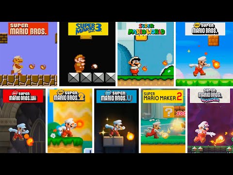 Super Mario Bros. Wonder | 2D Graphics Evolution | HD Models | 1983 - 2023