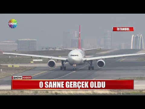 O sahne gerçek oldu