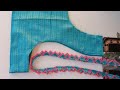 New Model look Back Blouse Design /Back blouse design/ Blouse Cutting