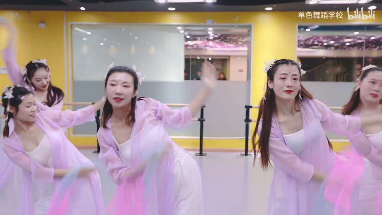 Asia Dance Chinese Dance 中国舞 古风舞蹈入门必备《浣纱歌》简单好看的纱巾舞 【单色舞蹈】 - YouTube