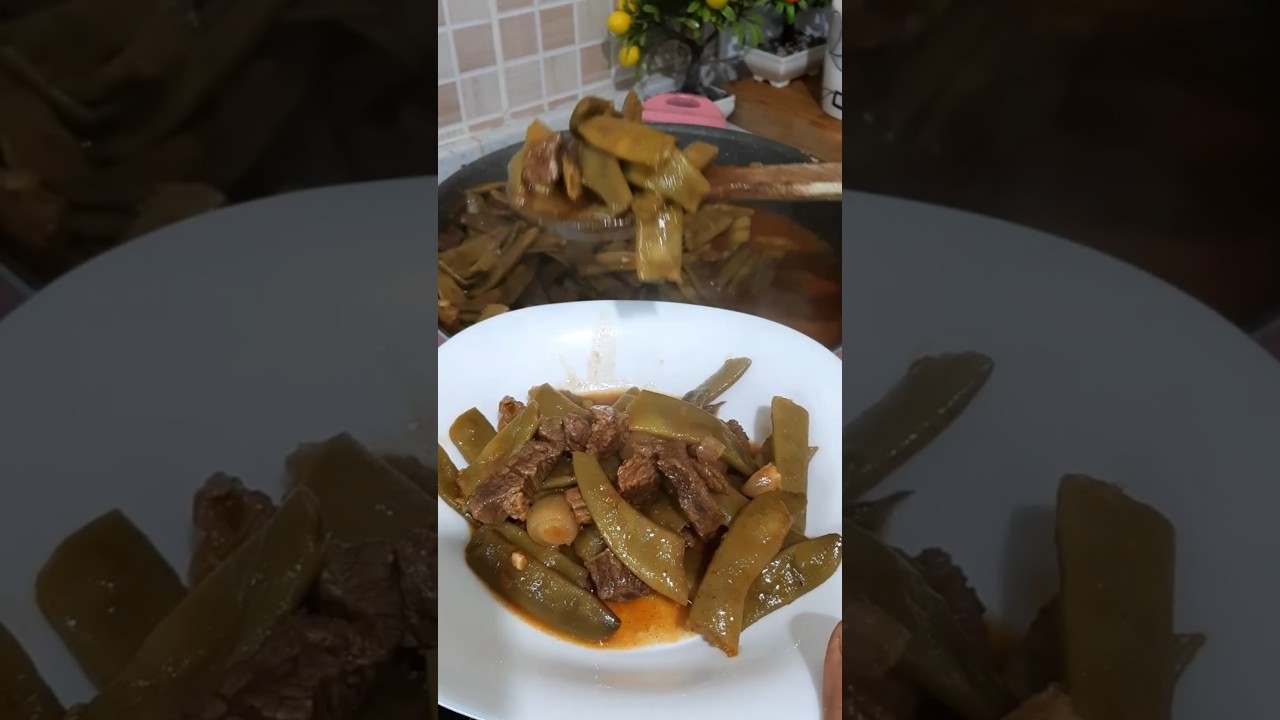 ETLİ TAZE FASULYE TARİFİ ✅  AKŞAM YEMEĞİNE PRATİK YEMEK