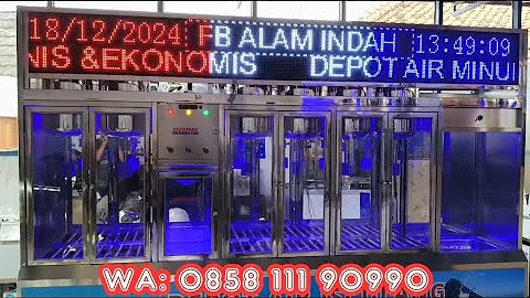 Depot Air Minum Isi Ulang Modern Terbaru