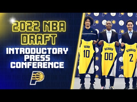 2022 NBA Draft Introductory Press Conference | Indiana Pacers