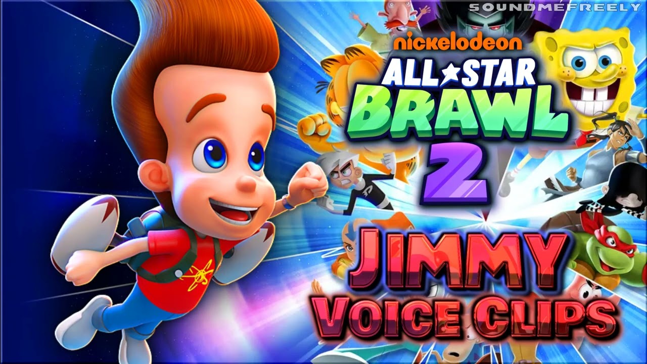 All Jimmy Neutron Voice Clips • Nickelodeon All-Star Brawl 2 • Voice Lines • (Debi Derryberry)