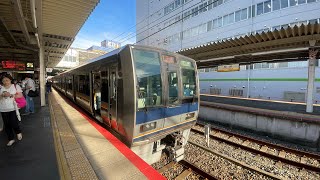 207系S23＋Z15 快速 宝塚行き 尼崎駅 #207系