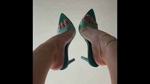 Hot black platform heels for women 