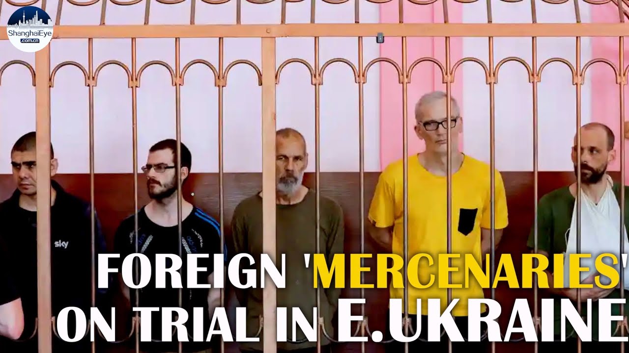 Three face possible EXECUTION as Europeans face trial on mercenary charges in Eastern Ukraine