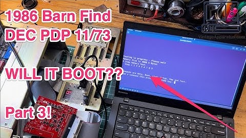 Barn Find PDP 11/73 - Will it boot?? - Part 3