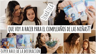 Que voy a hacer para el cumpleaños de las niñas??🥳🥳🥳 súper HAUL de decoraciónes + temática! ❤️