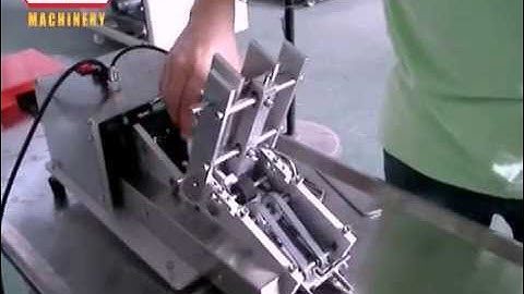 card packaging machine, card wrapping machine, automatic card packaging machine