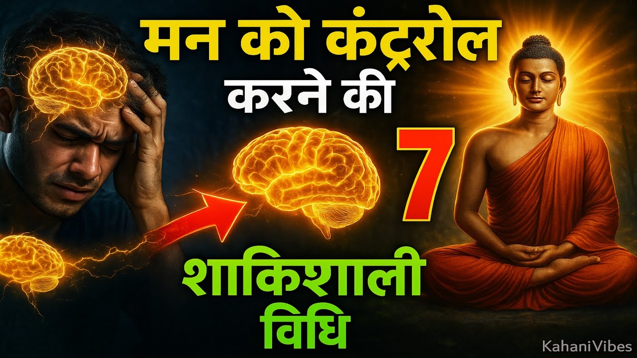 मन शांत करने का सबसे आसान तरीका 🧘| बुद्ध के 7 चमत्कार | Stop Overthinking | Gautam Buddha Motivation