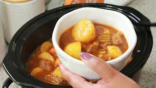 Crockpot Beef Stew Recipe | Easy, Hearty & Delicious!