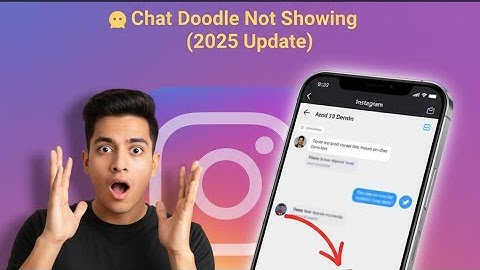 Fix Instagram Chat Draw Doodle Option Not Showing | Instagram Draw Option Not Showing in Instagram