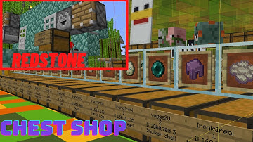 Chest Shop Tutorial and Redstone - Mythic Minecraft 1.16.5