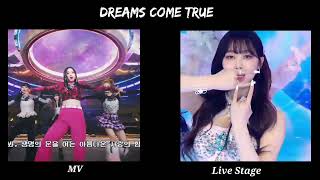 Aespa 'Dreams Come True' Alien Rap MV vs Live Stage