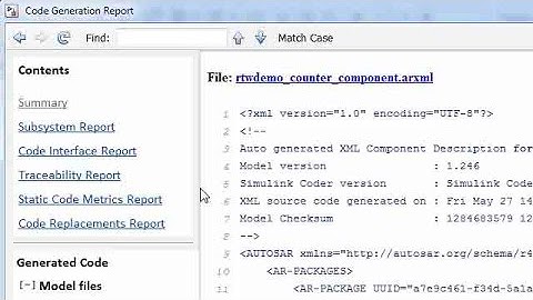 AUTOSAR Support from Simulink and Embedded Coder