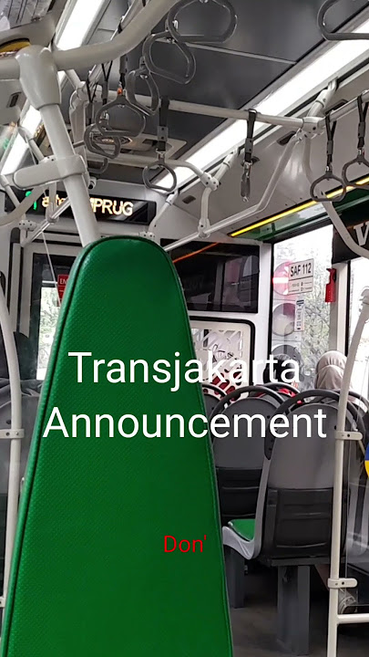 Transjakarta Announcement #short #shorts #shortvideo #transjakarta #busway #bus #busindonesia