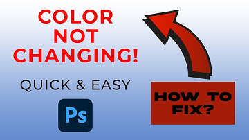 Text Not Changing Color in Photoshop? Here’s the Quick Fix! (60 Seconds)