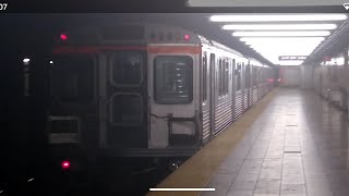 SEPTA Broad Street Subway Northbound Local Train Ride from Spring Garden Street to Allegheny Avenue