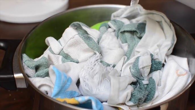 Cómo desengrasar los trapos de cocina, ¡sin perder el color!