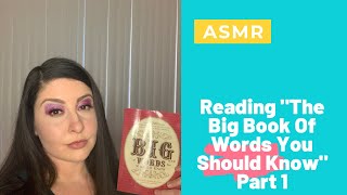ASMR Reading "The Big Book Of Words You Should Know" Part 1 screenshot 5
