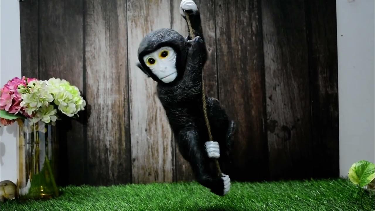 Hanging Monkey Statue for Garden YouTube